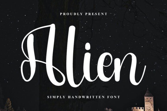 Alien: The Handwritten Typeface for Elevated Editorial Design