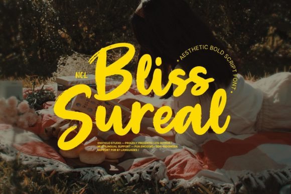 Bliss Sureal: The Bold Script Typeface for High-Impact Campaigns