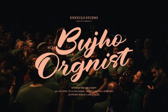Bujho Orgnist: A Handwritten Script Font for Editorial Design