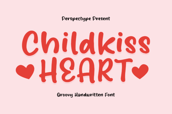 Childkiss Heart: The Groovy Handwritten Font for Authentic Brand Identity