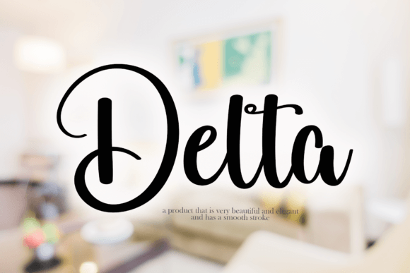 Delta: The Elegant Handwritten Typeface for Modern Web Design