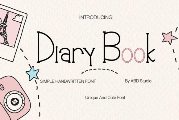 Diary Book: The Handwritten Typeface That Brings Soul to Your Shop