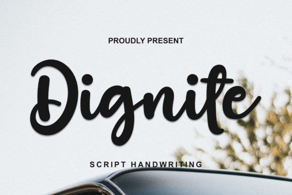 Dignite: A Modern Handwritten Font for Editorial Design