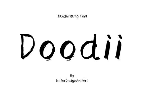 Doodii: A Handwritten Typeface for Modern Editorial Design