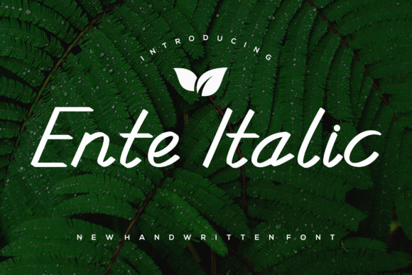 Enteitalic: The Perfect Handwritten Typeface for Crafters