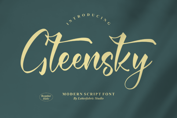 Gleensky: The Modern Script Font for Elevated Web Design