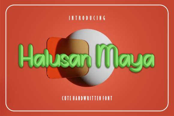 Halusanmaya: The Handwritten Typeface That Elevates Digital Branding