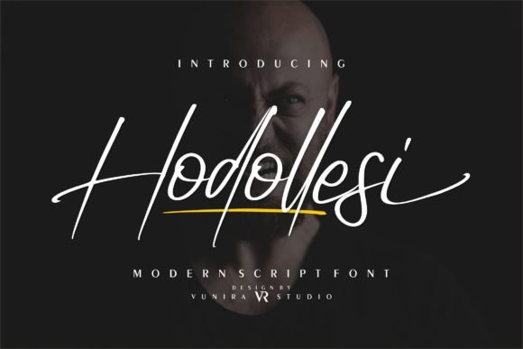 Hodollesi: A Handwritten Typeface for Authentic Editorial Design