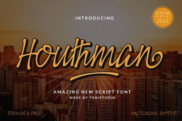 Houthman: A Handwritten Typeface That Brings Life to Brand Identity