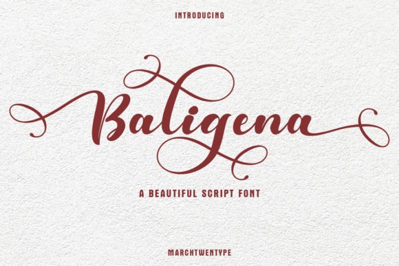 How Baligena Transforms Campaign Visuals with Romantic Script Amp Style