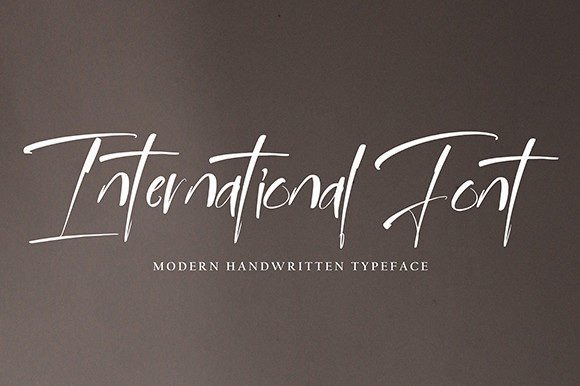International: The Handwritten Typeface for Your Best-Selling Crafts