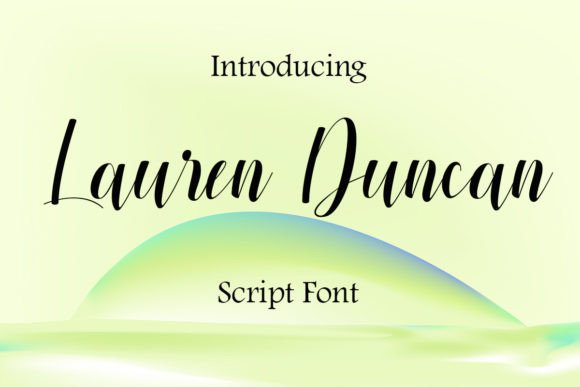 Lauren Duncan: The Handwritten Font for Boutique Branding