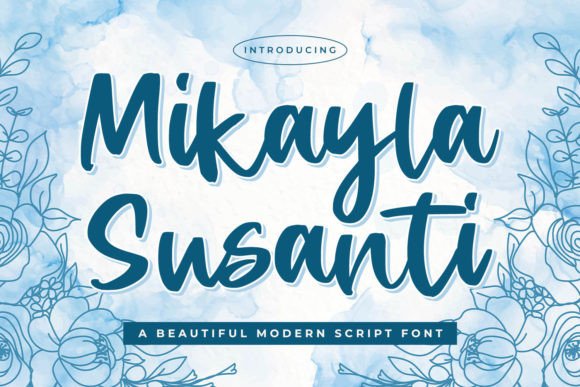 Mikayla Susanti: The Perfect Script Font for Small Business Branding