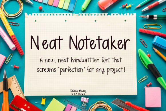 Neat Notetaker: A Handwritten Typeface That Brings Warmth to Brand Identity