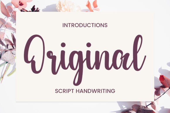 Original: The Handwritten Typeface That Brings Your Shop to Life